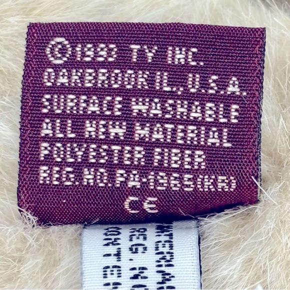 Ty 1993 Gwyndolyn All That Glitters 8” Blonde Bear Wearing Removable Hooded Robe - Picture 10 of 11